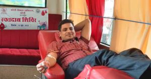 Blood Donation Day BDA VC Shri Jogindra Singh