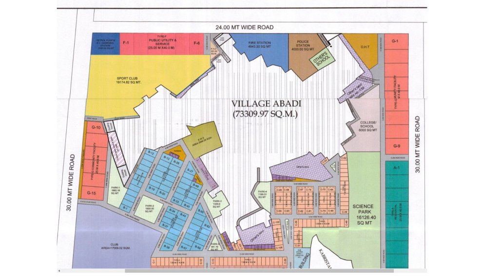 Sector 8 Shipra Enclave Map - layout Ramganga Priyojna bareilly